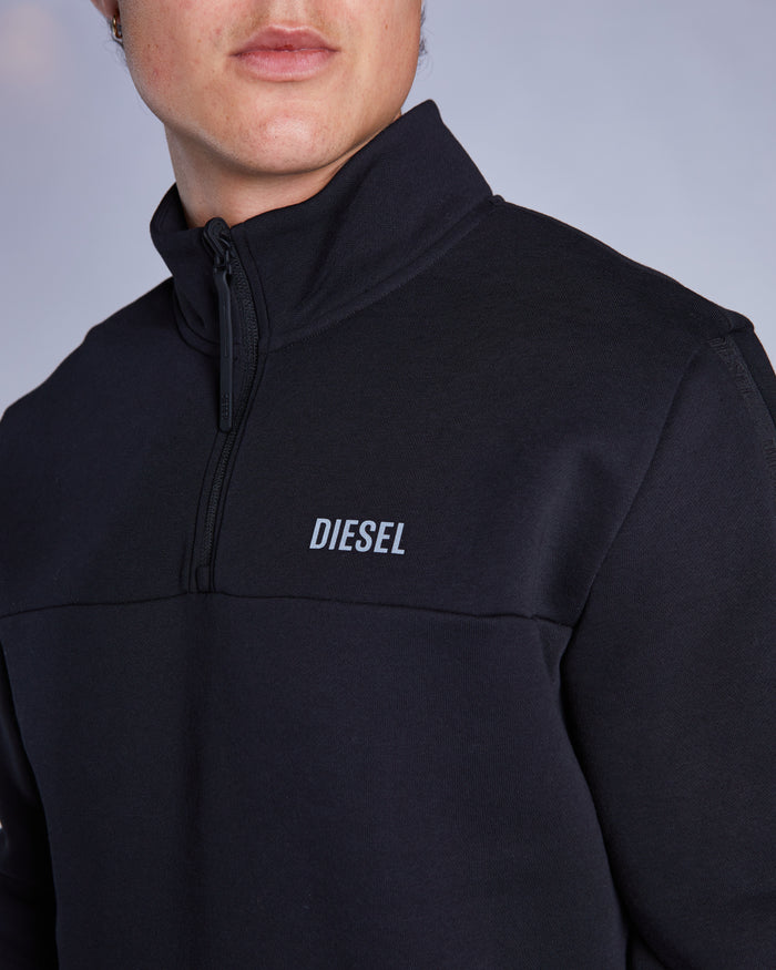 Bridge Half Zip New Black