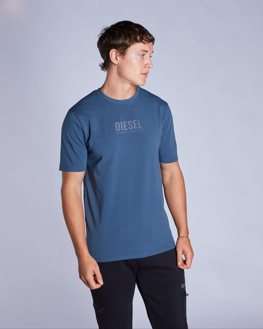 Brosnach Tee Steel Blue