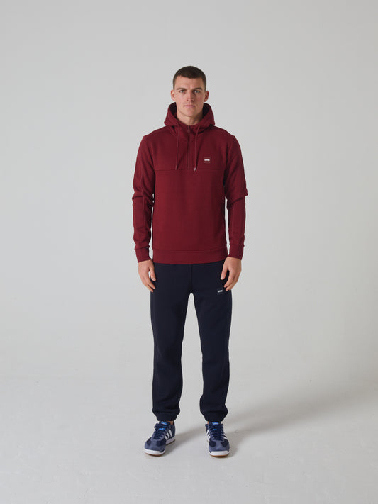 Byron Half Zip Red Plasma