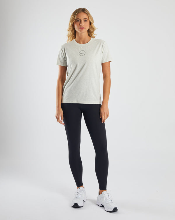 Barbora T-Shirt Light Grey Mel