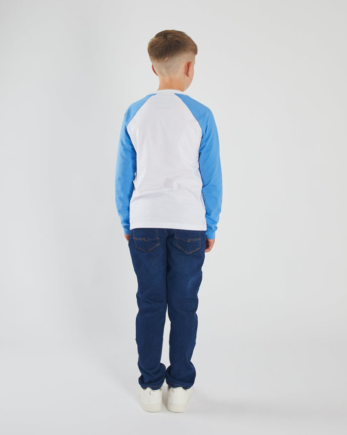 Bolton Tee Blue / White