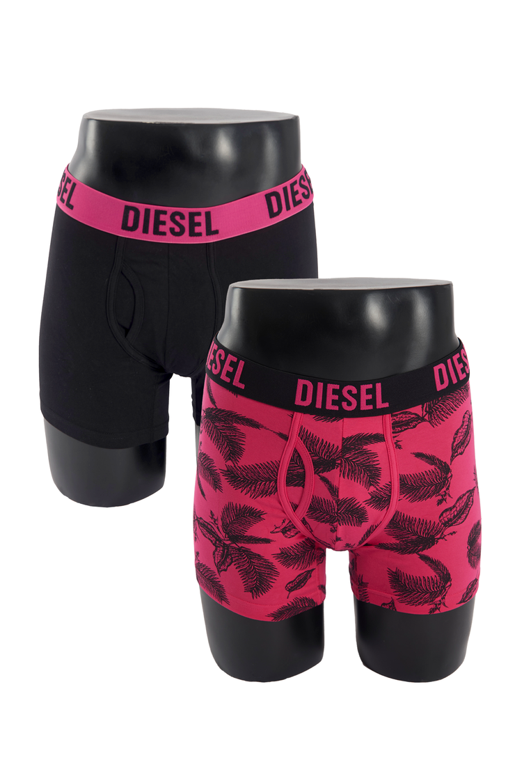 Davey Boxers Hot Pink/Black