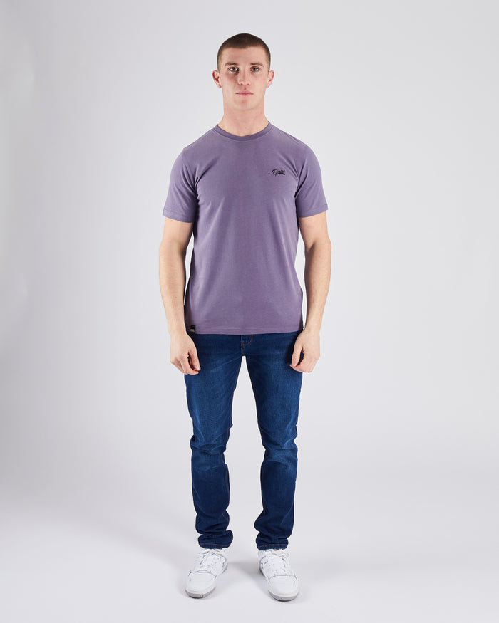 Basic Caden O Neck Tee Sea Grape