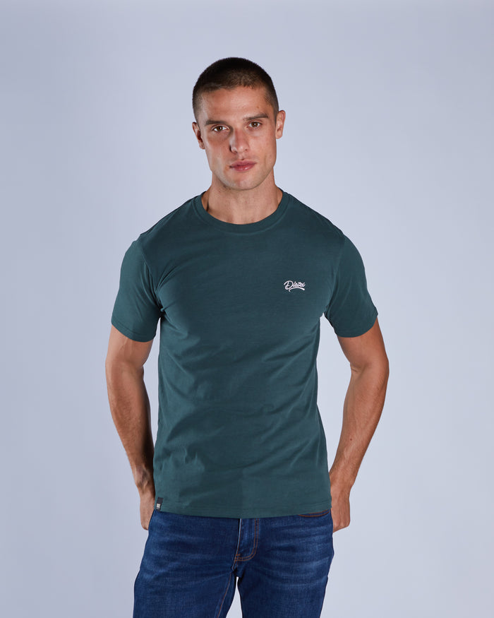Basic Caden O Neck Tee College Green