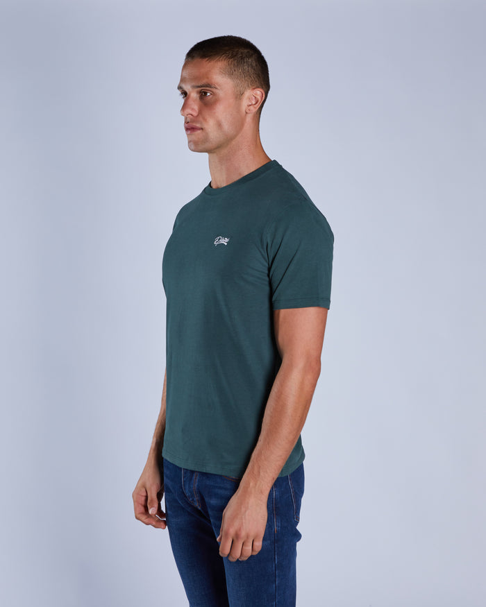 Basic Caden O Neck Tee College Green
