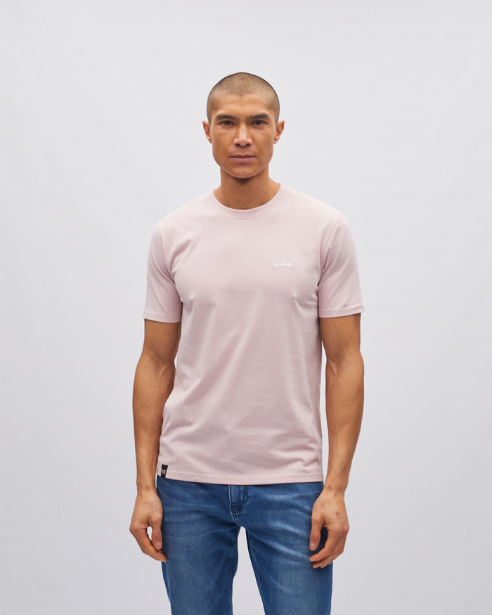 Basic Caden O Neck Tee Candy Floss