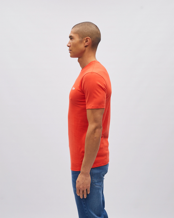 Basic Caden O Neck Tee Fiesta