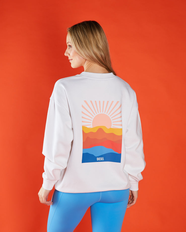 California Sweatshirt Moonflower
