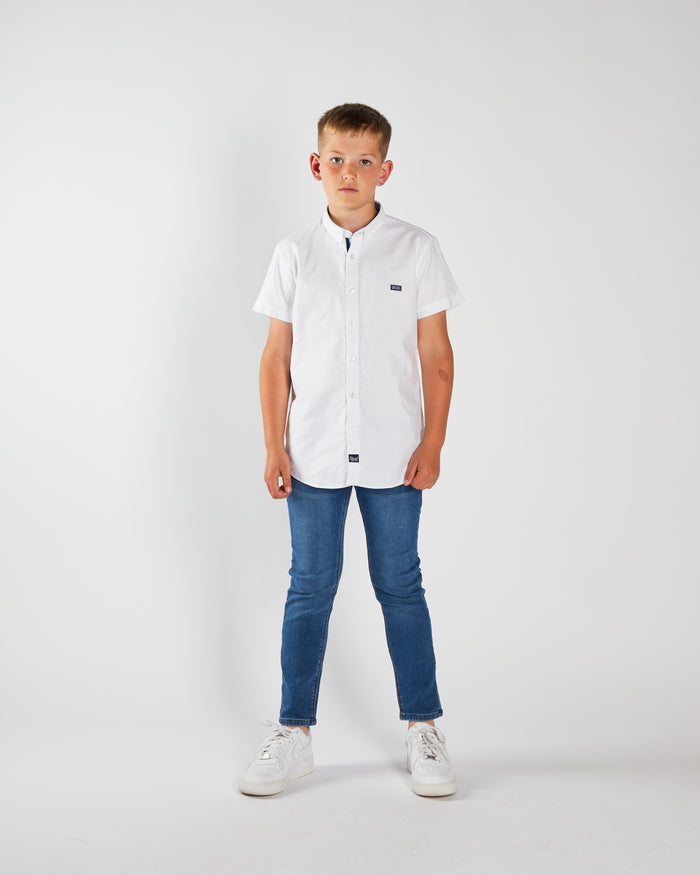 Casey Oxford Shirt White