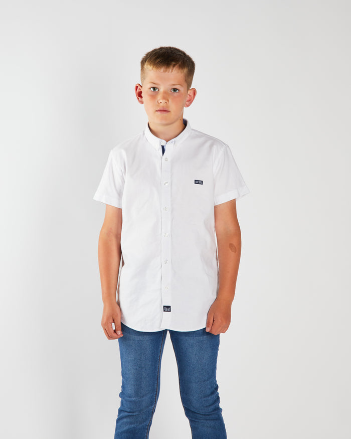 Casey Oxford Shirt White