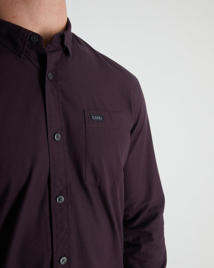 Clayton LS Shirt Wine Port