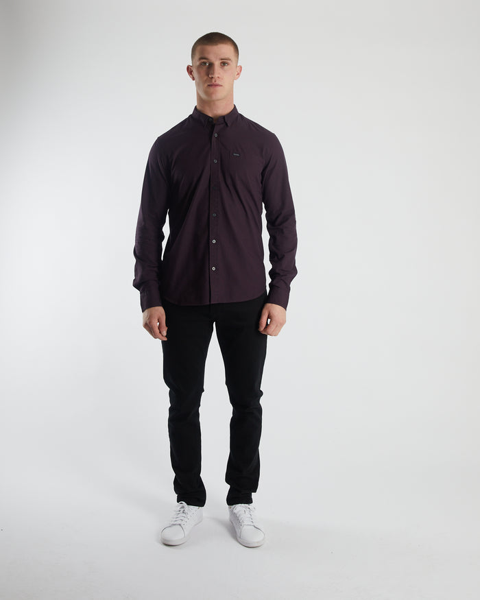 Clayton LS Shirt Wine Port
