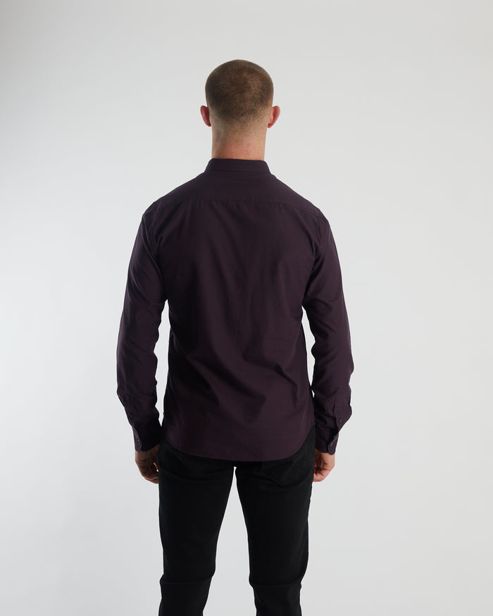 Clayton LS Shirt Wine Port