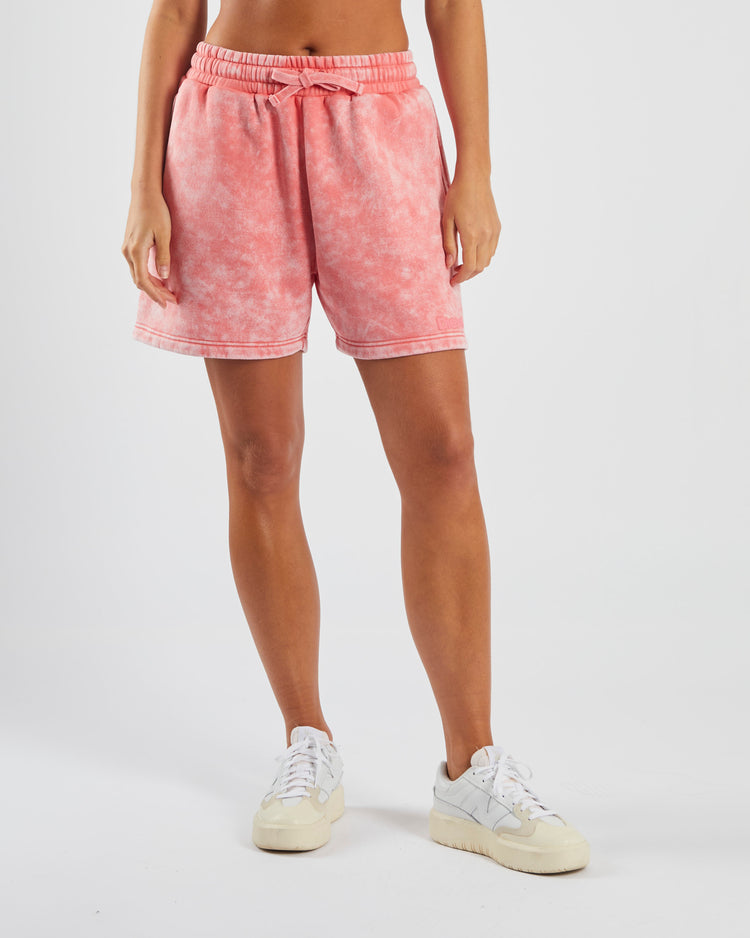 Chambray Short Washed Blush