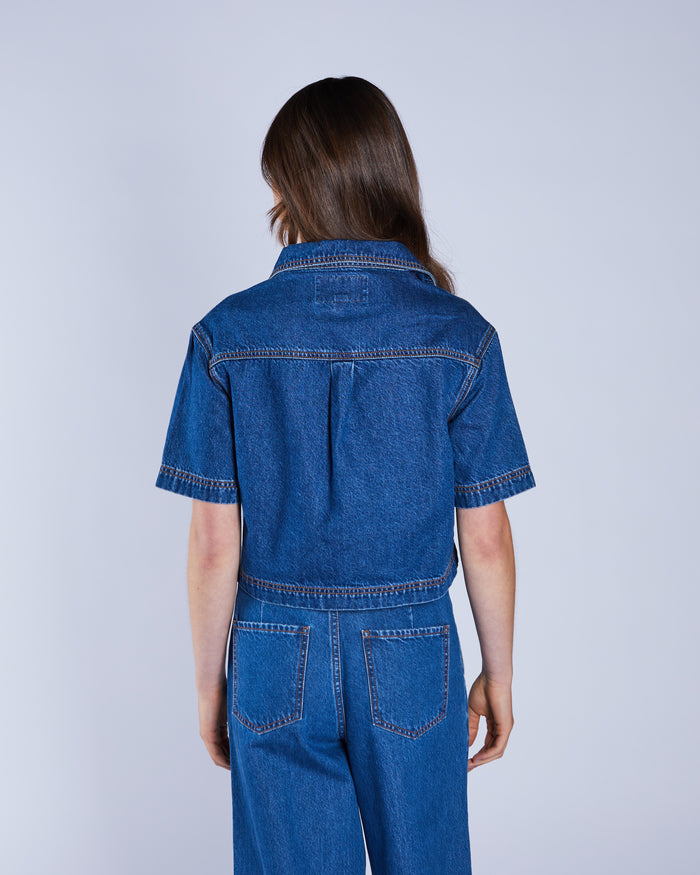 Daisy Shirt Medium Blue