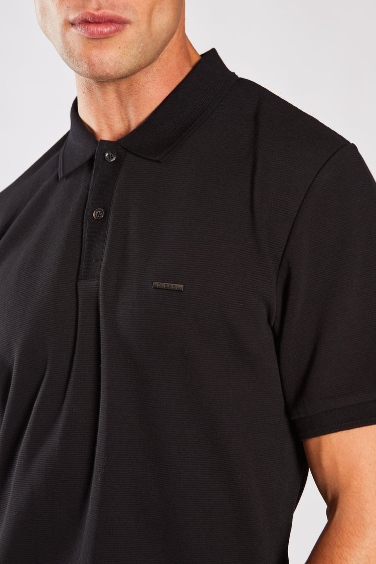Dan Polo Shirt Black Tar