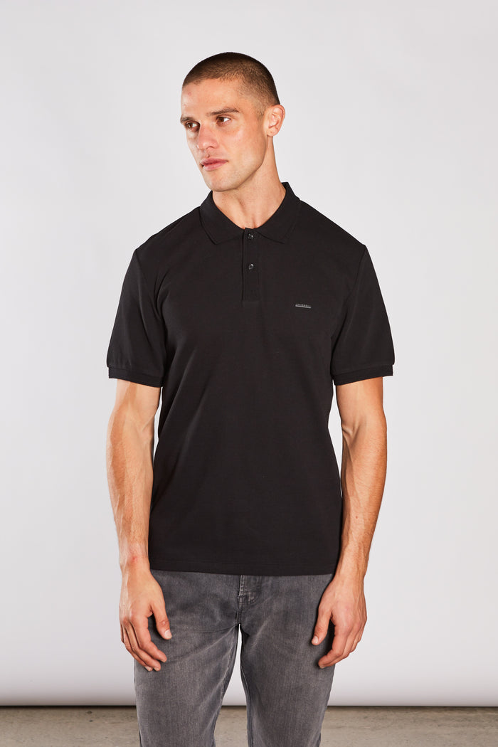 Dan Polo Shirt Black Tar