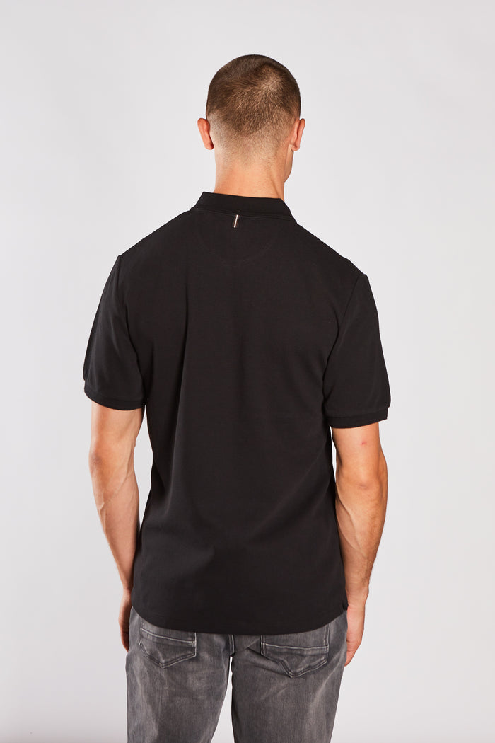 Dan Polo Shirt Black Tar