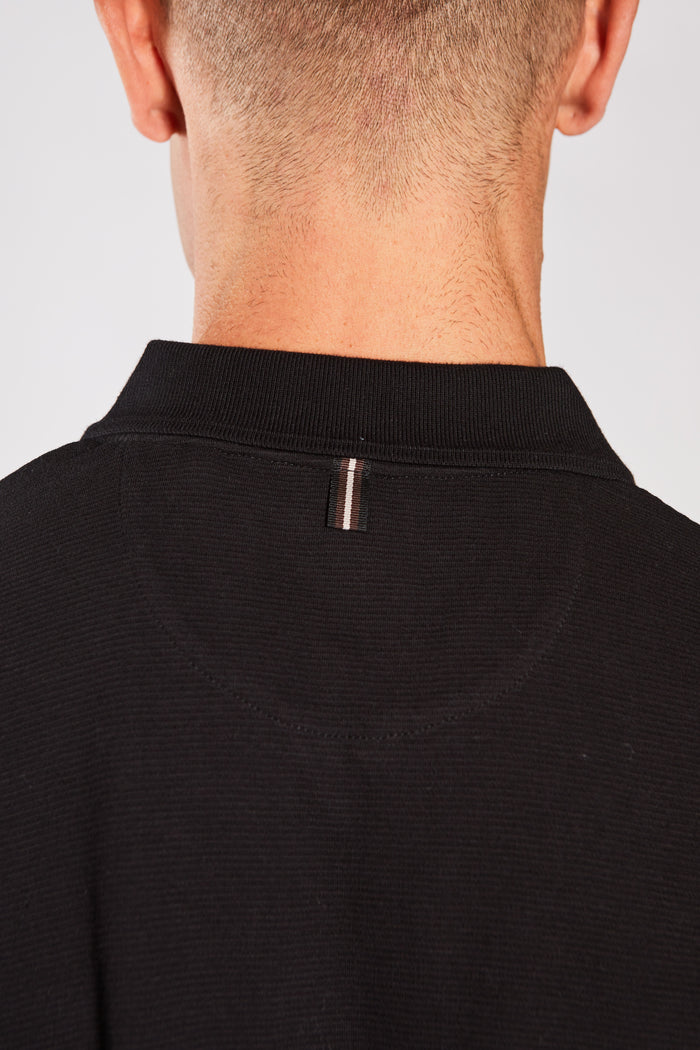 Dan Polo Shirt Black Tar