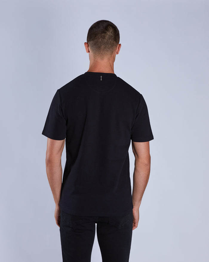 Davis Tee Black Tar