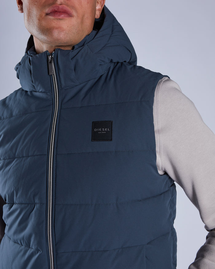 Dennis Gilet Petrol Blue
