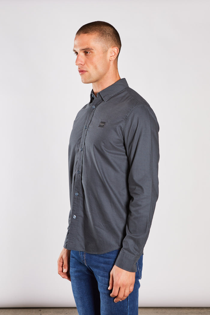 Devlyn Shirt Petrol Blue