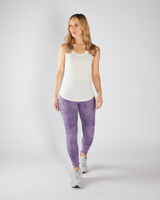 Deya Racer Back Vest Ivory