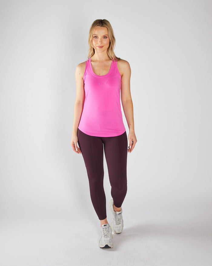 Deya Racer Back Vest Neon Pink