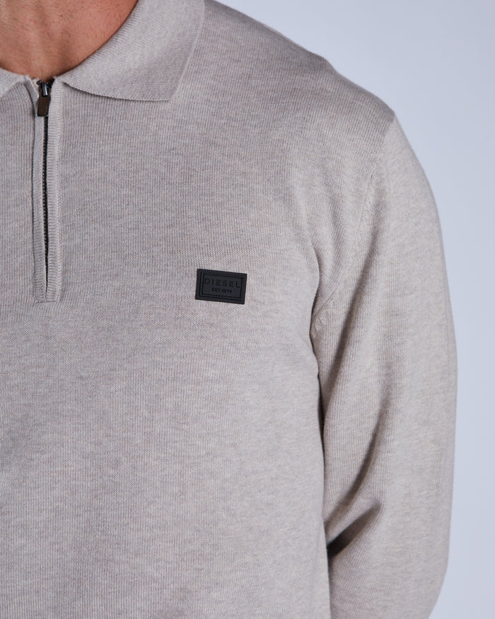 Dino Knit Polo Beachcomber Marl