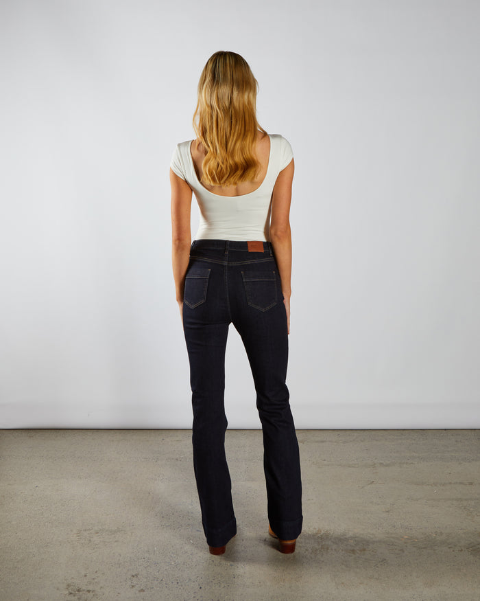 Drew Flare Indigo Raw