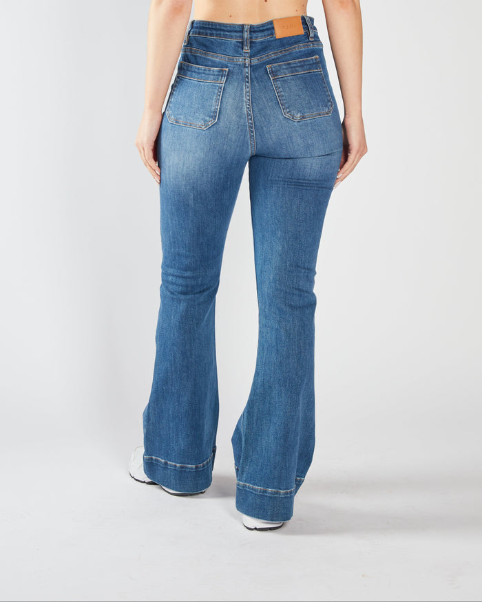 Drew Flare Denim Blue