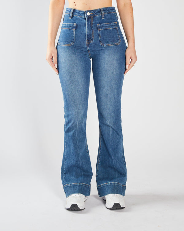 Drew Flare Denim Blue