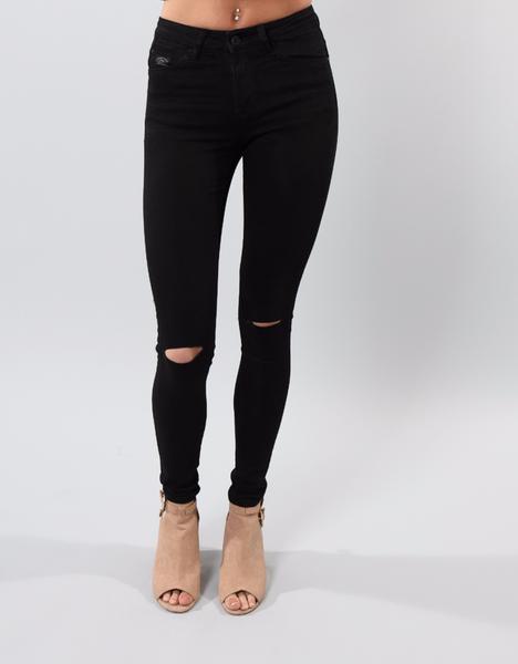 Winnie High Waist Skinny Black