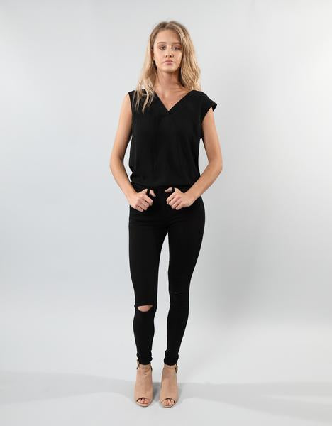 Winnie High Waist Skinny Black