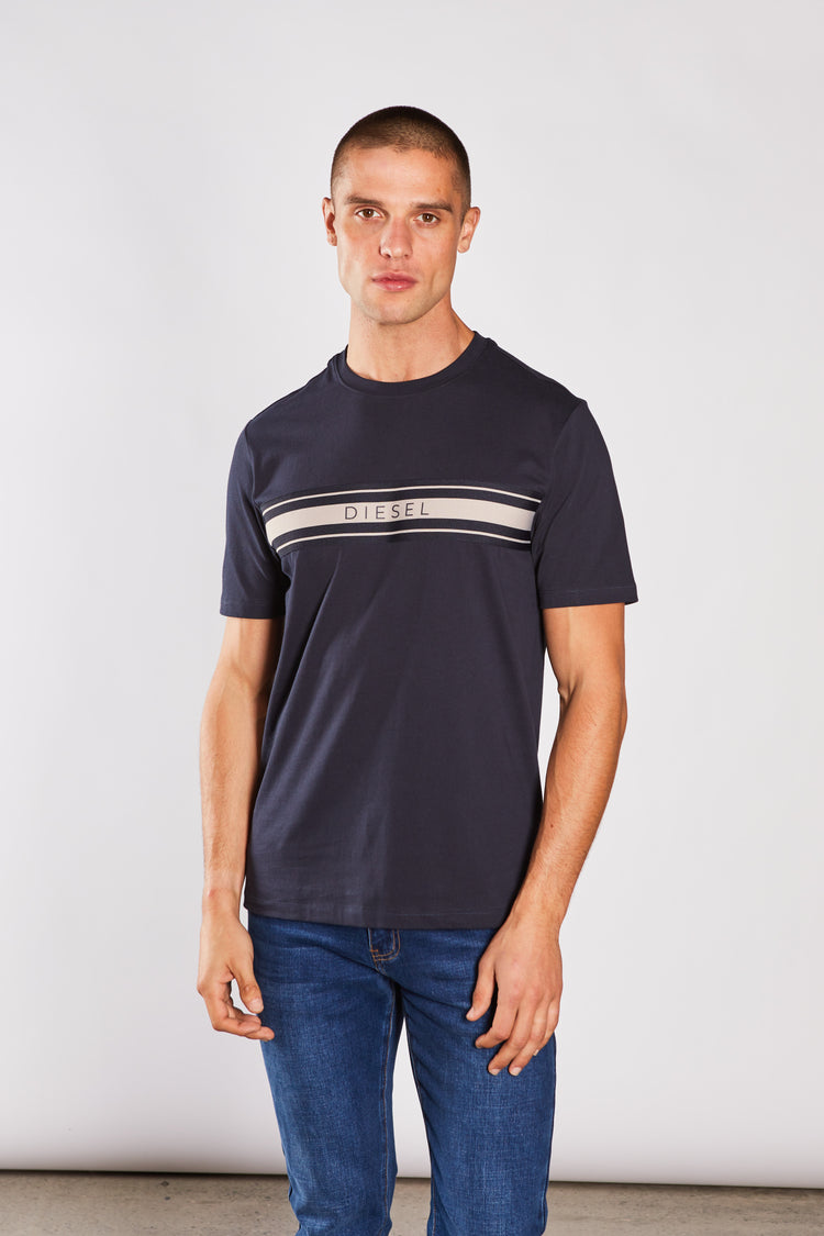 Duarte Tee Salute Navy