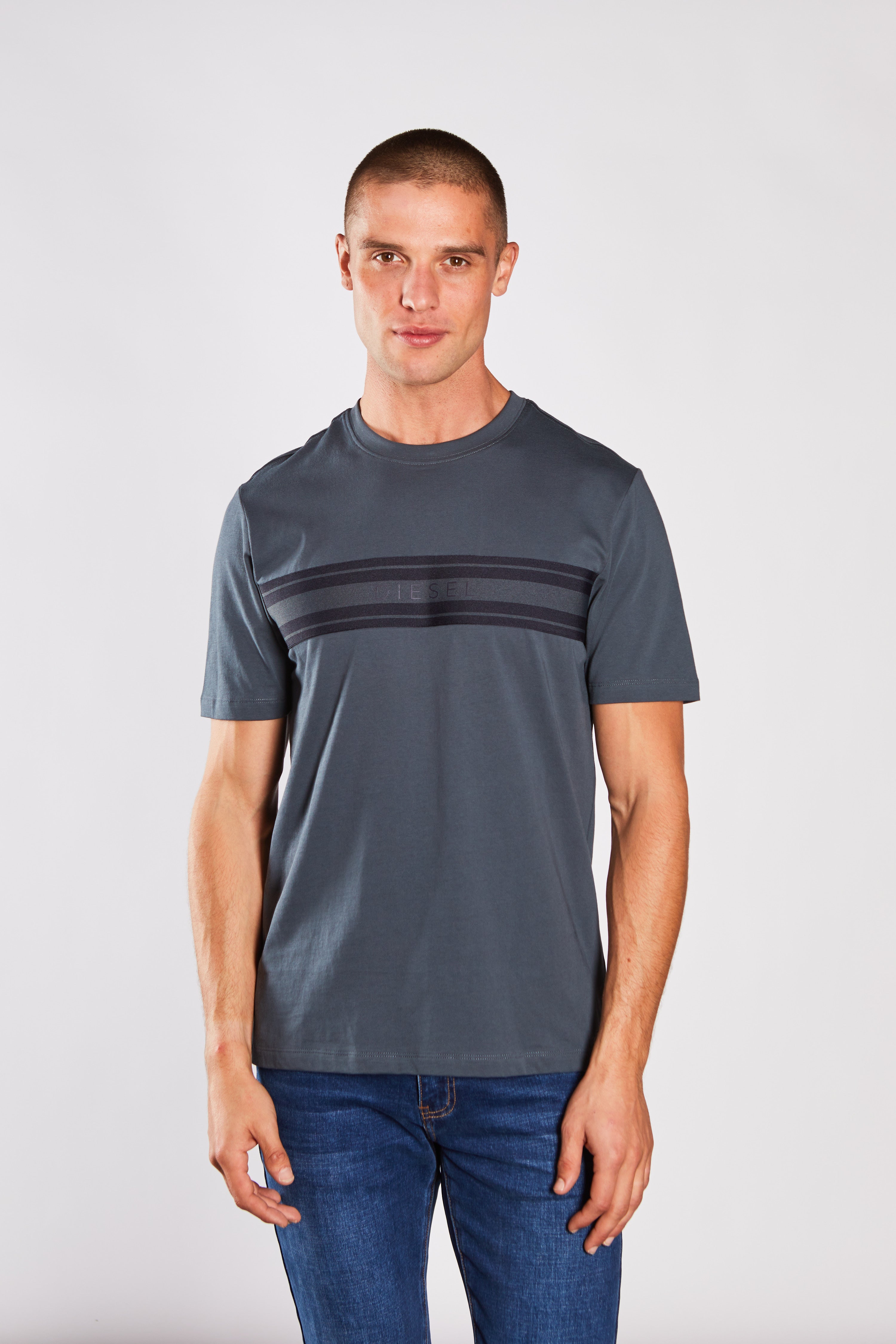 Duarte Tee Salute Navy — Diesel.ie