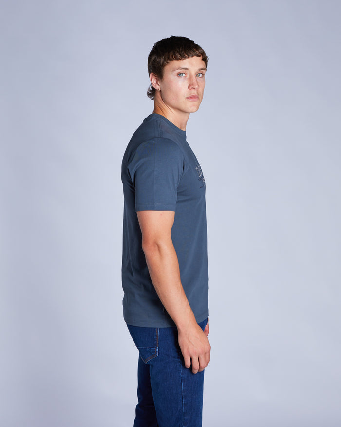 Duncan Tee Petrol Blue