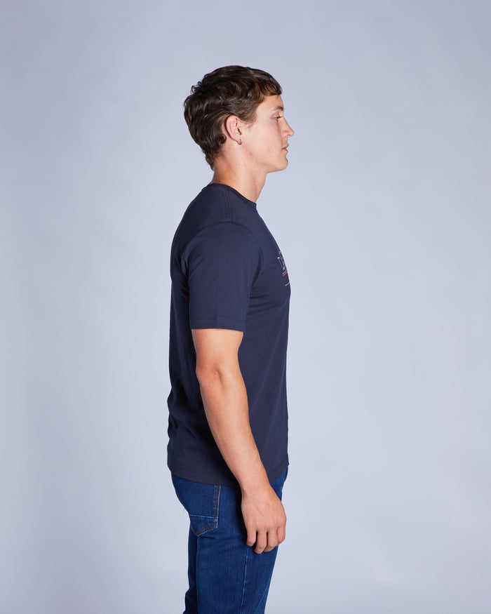 Duncan Tee Salute Navy