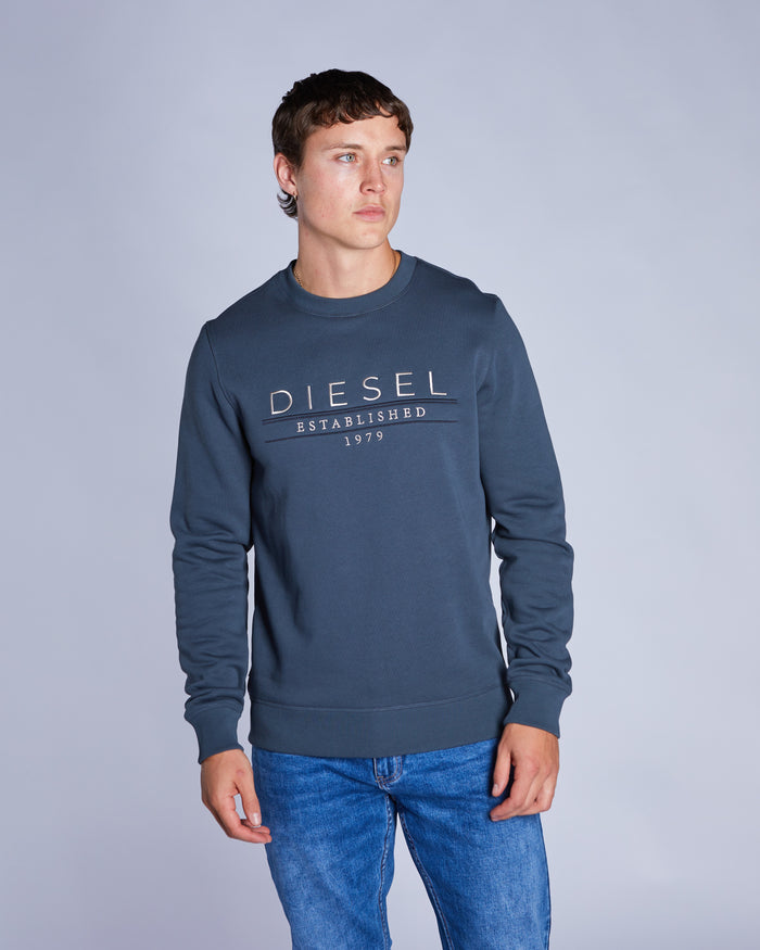 Durk Sweatshirt Petrol Blue