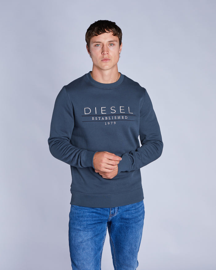 Durk Sweatshirt Petrol Blue