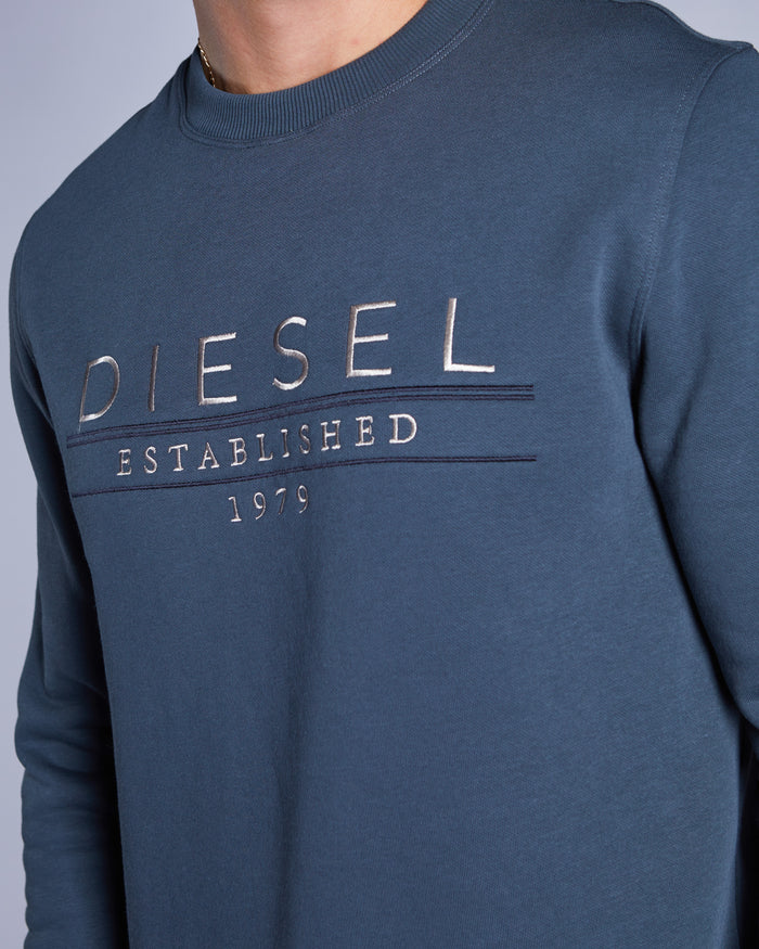 Durk Sweatshirt Petrol Blue