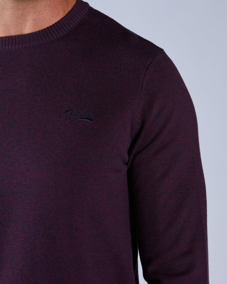 Dylan Round Neck Fig Marl