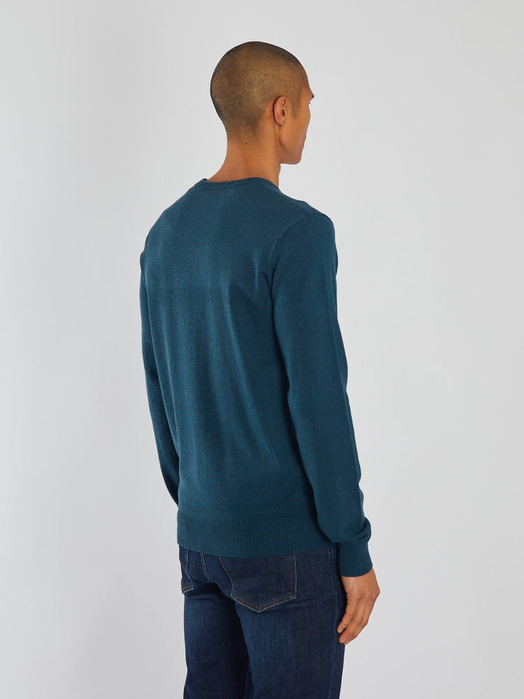 Dylan Round Neck Midnight Teal Marl