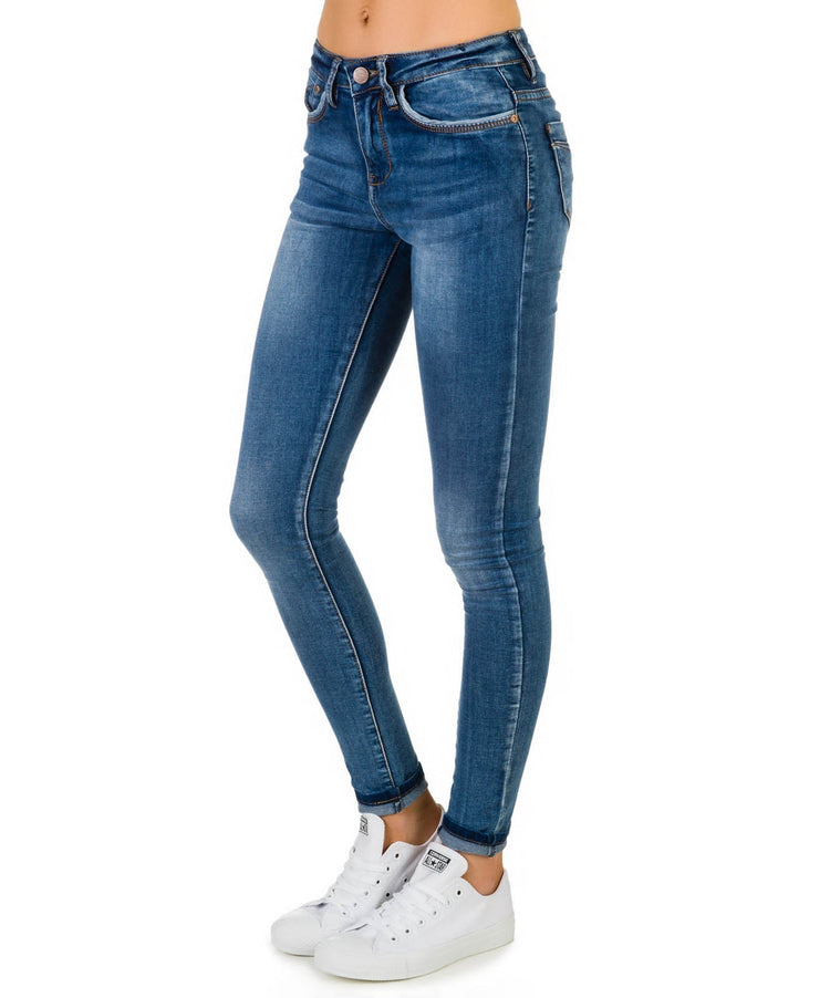 DINAH CLASSIC SKINNY BRIGHT BLUE WSH