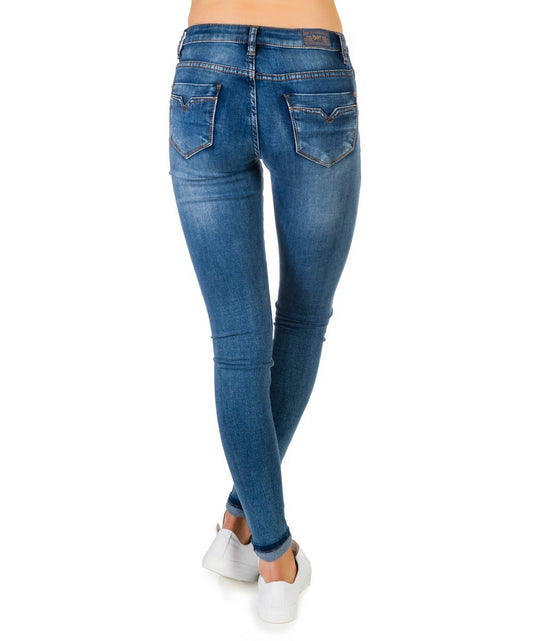 DINAH CLASSIC SKINNY BRIGHT BLUE WSH