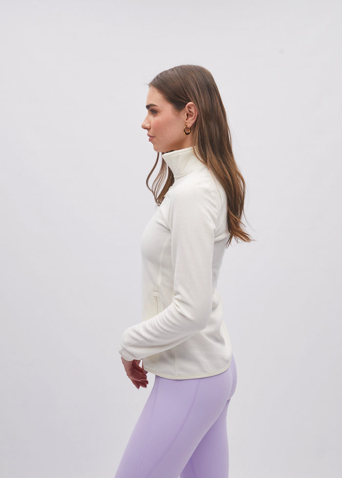 Edie Zipper Pearl Ivory