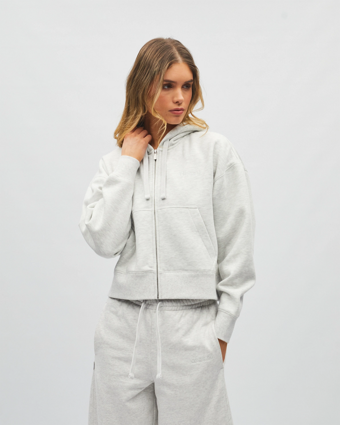 Ella Zipper Stone Marl