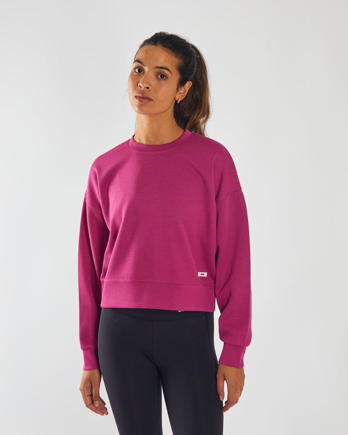 Ellie Sweatshirt Raspberry Rose