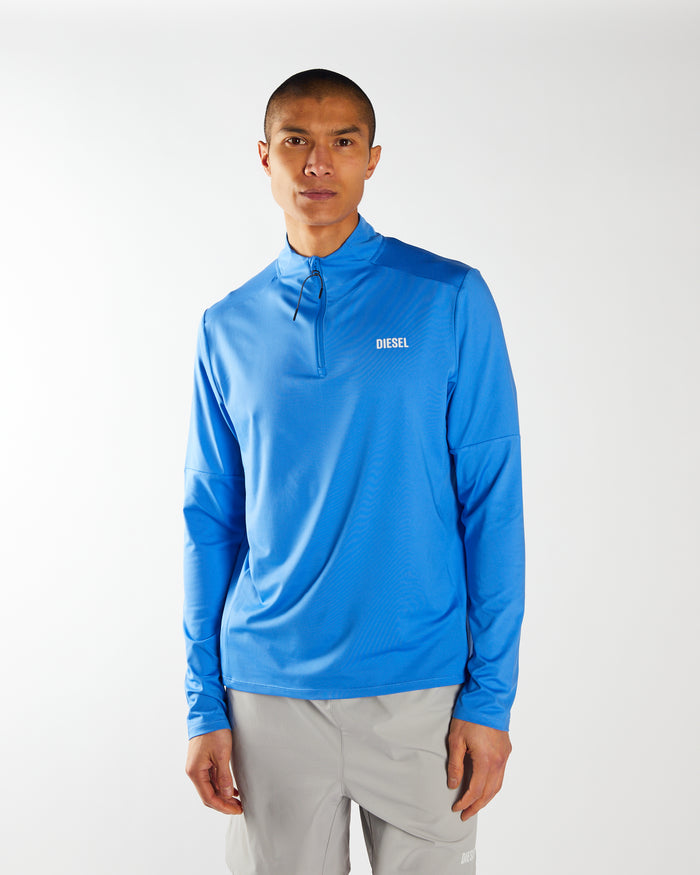 Ernest Half Zip Breezy Blue