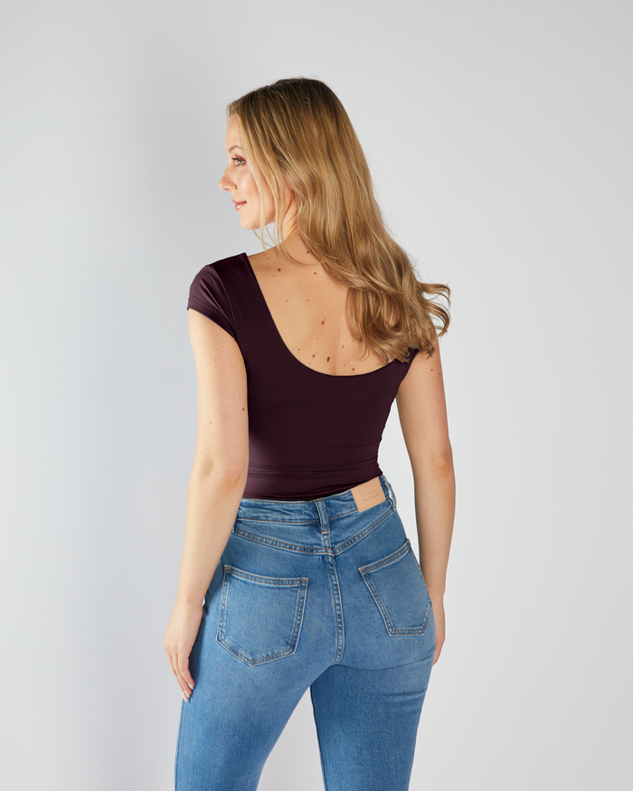 Estelle Bodysuit Plum